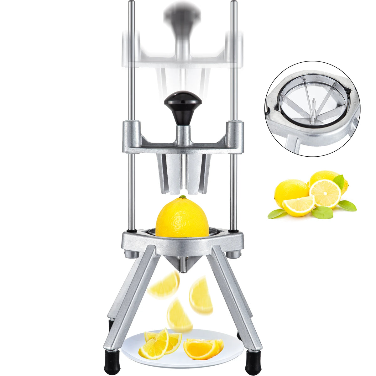 SucceBuy Commercial Kitchen Fruit Vegetable Wedge Slicer