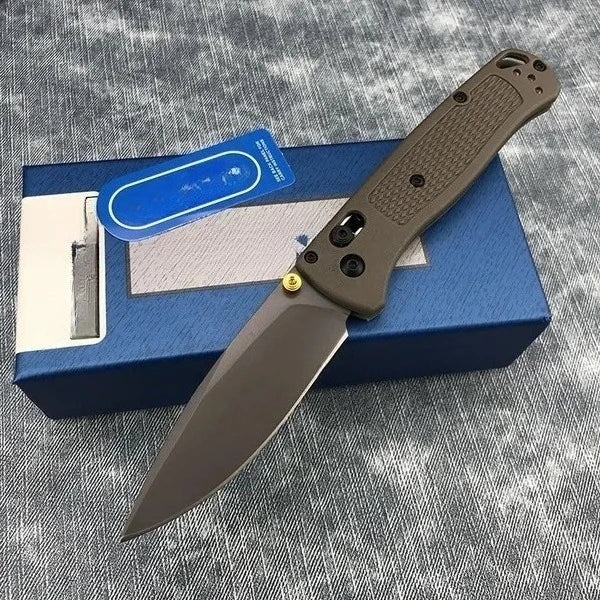 DIY Supplies Bugout Drop Point Folding Knife For Outdoor EDC