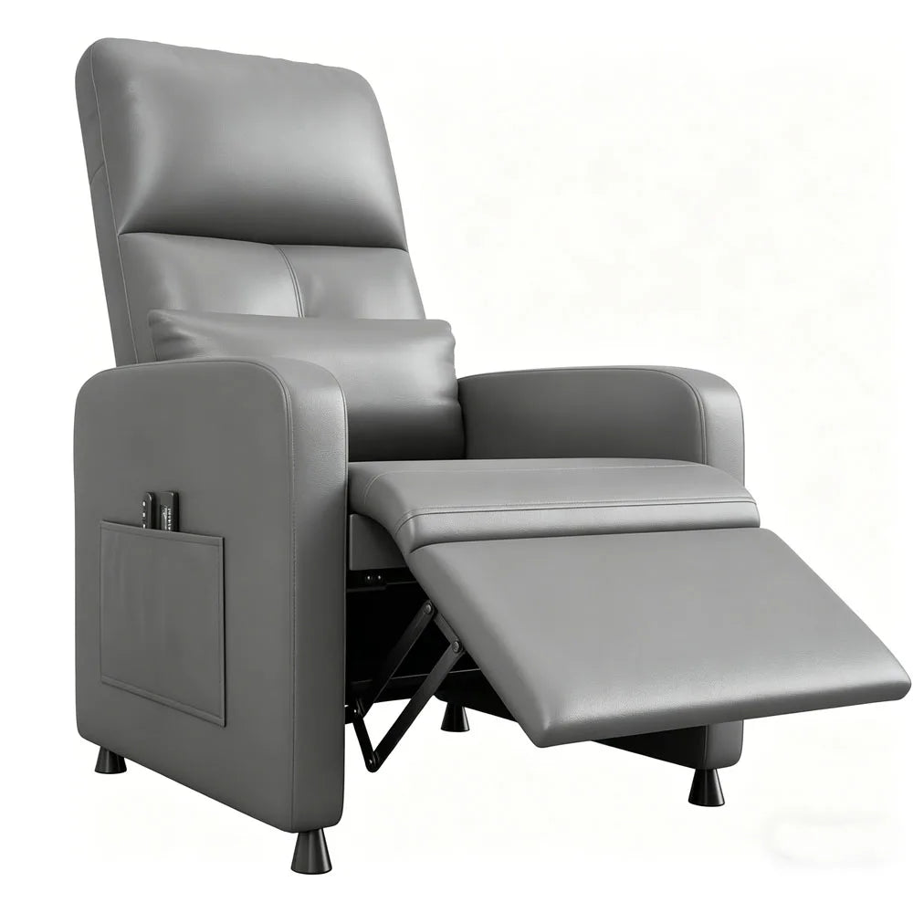 HiMISS Electric Adjustable Recliner Chair Tall Back And Overstuffed Padding
