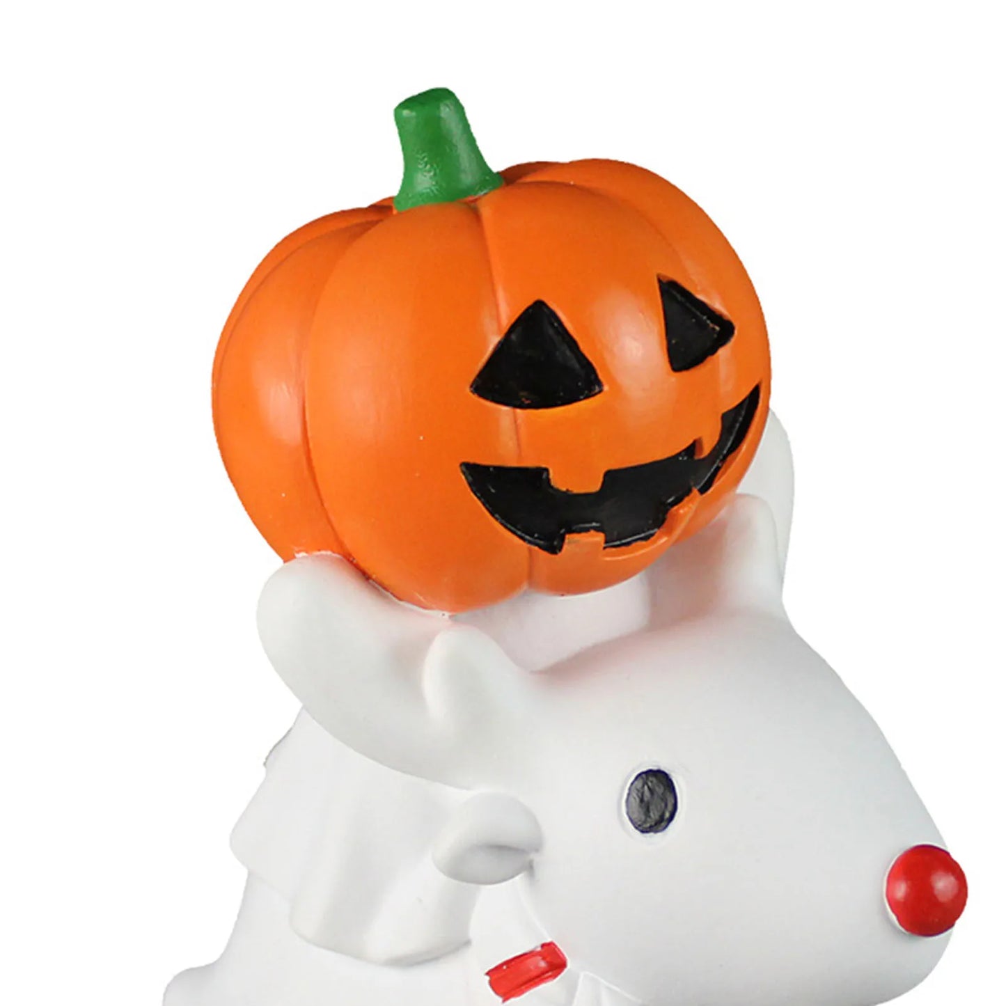 Gothic Pumpkin Figurine Miniature Pumpkin Ghost Ornament Gothic Pumpkin Figurine Table Decor for Party Festival Supplies