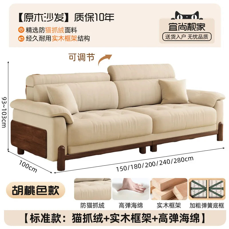 DUTRIEUX Nordic Minimalist Lounge Sofa For Living Room