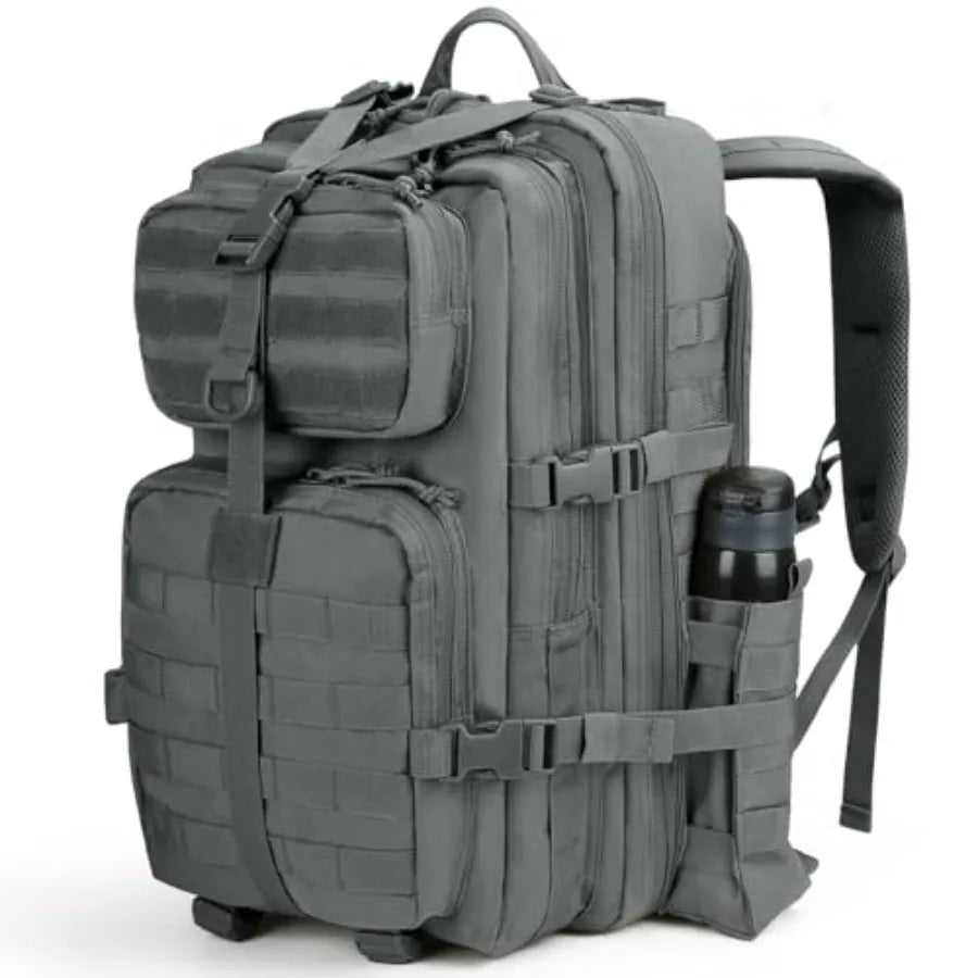 Canvas Military Tactical Backpack Molle Assault Pack