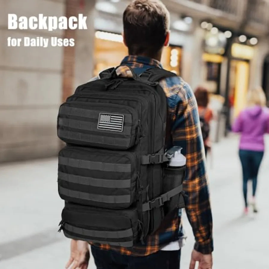 Military Tactical Backpack MOLLE Army Assault Pack Water Resistant