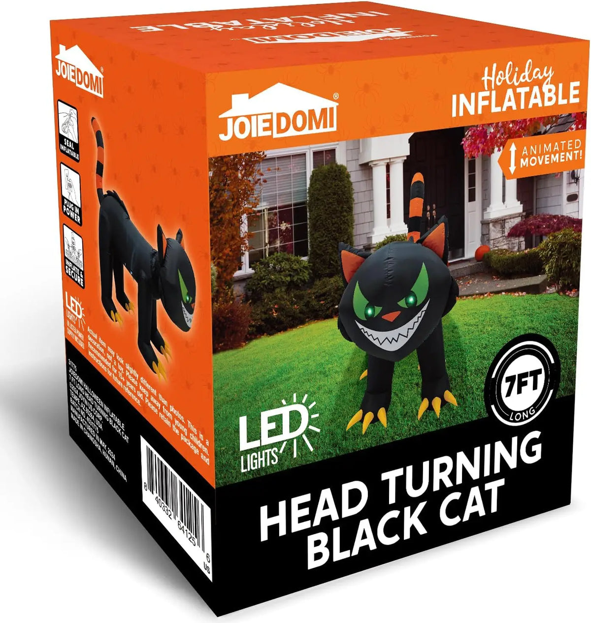 Joyfy Halloween Moving Head Inflatable Led Lights Outdoor Yard Decor