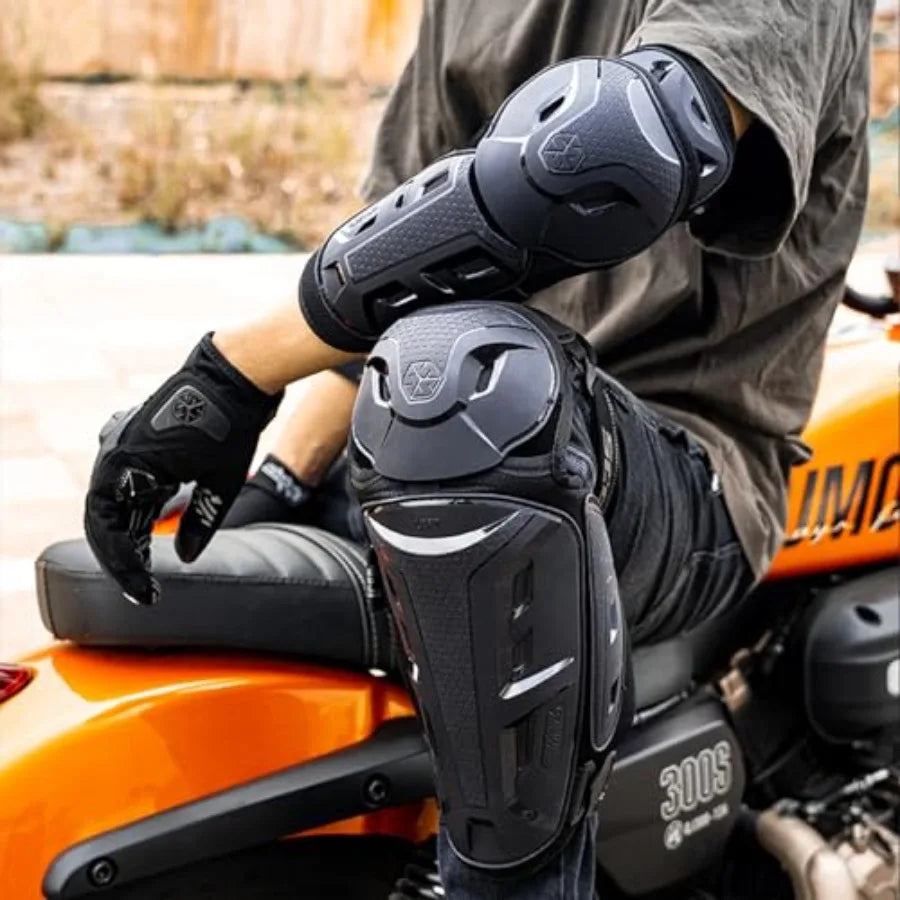 Motocross Motorcycle Knee Pads And Elbow Guards CE Level 1