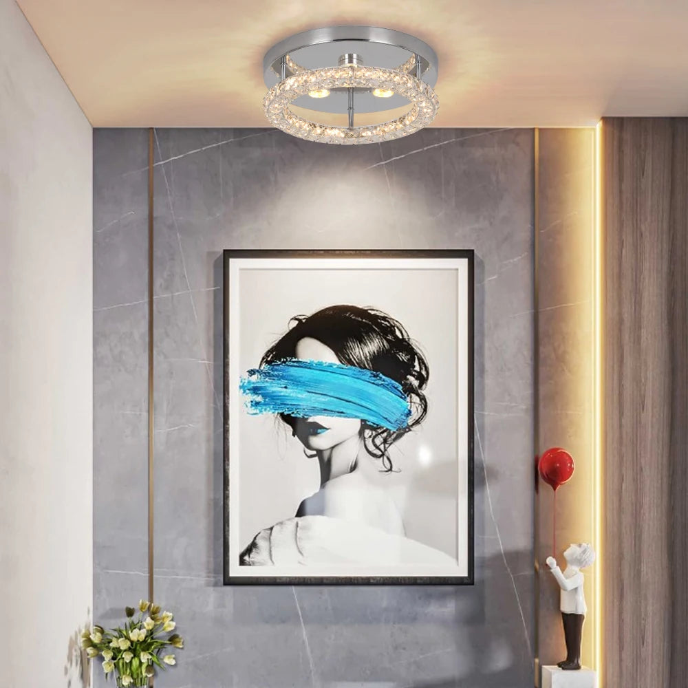 VETRULUS Crystal Chandelier Luxury Pendant Ceiling Lamp For Home
