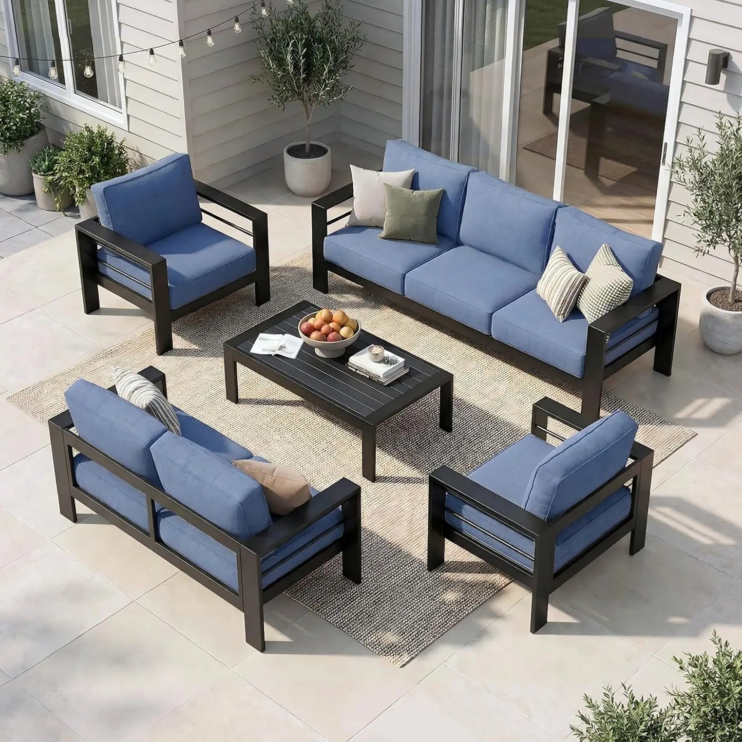 XIAOLANG Aluminum Outdoor Patio Furniture Set For All Weather