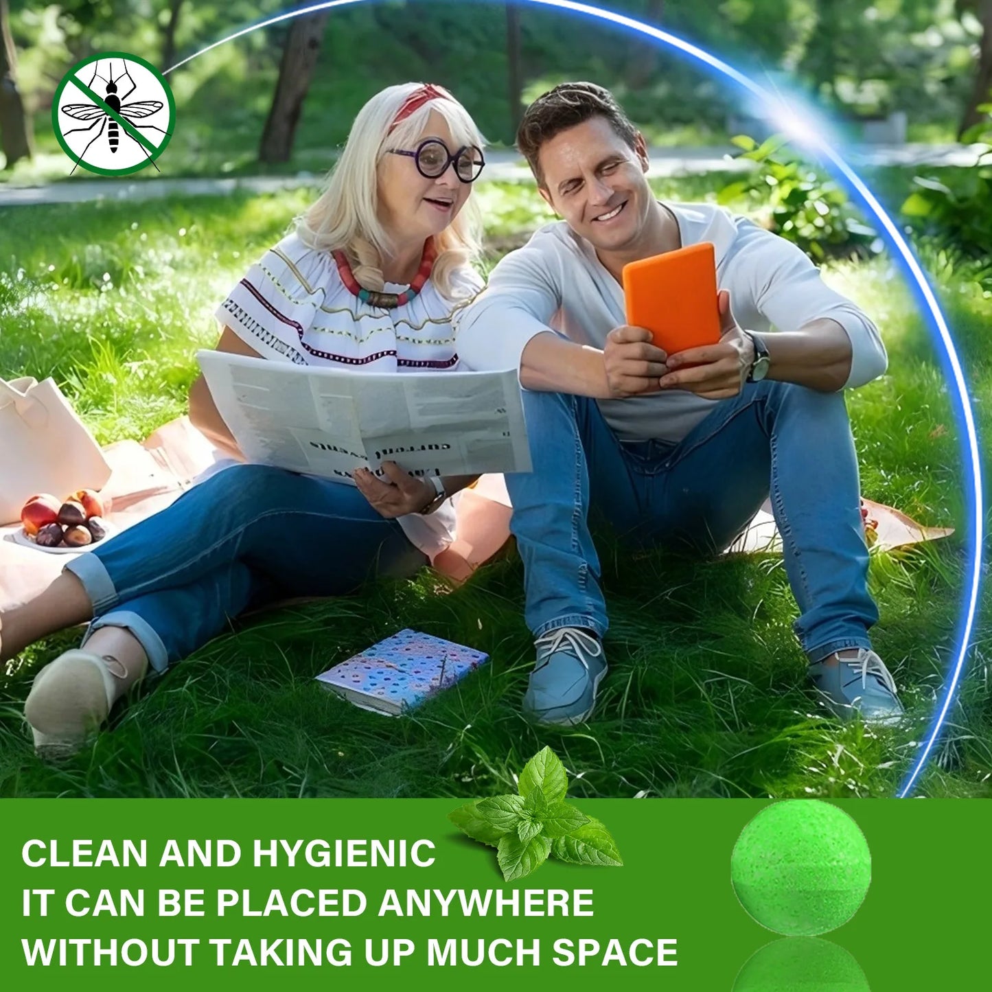 30Pack  Mosquito Repellent for Patio, Indoor Mosquito Repellent Balls, Mosquito Control for Garage,Outdoor Yard Mosquito Spray.