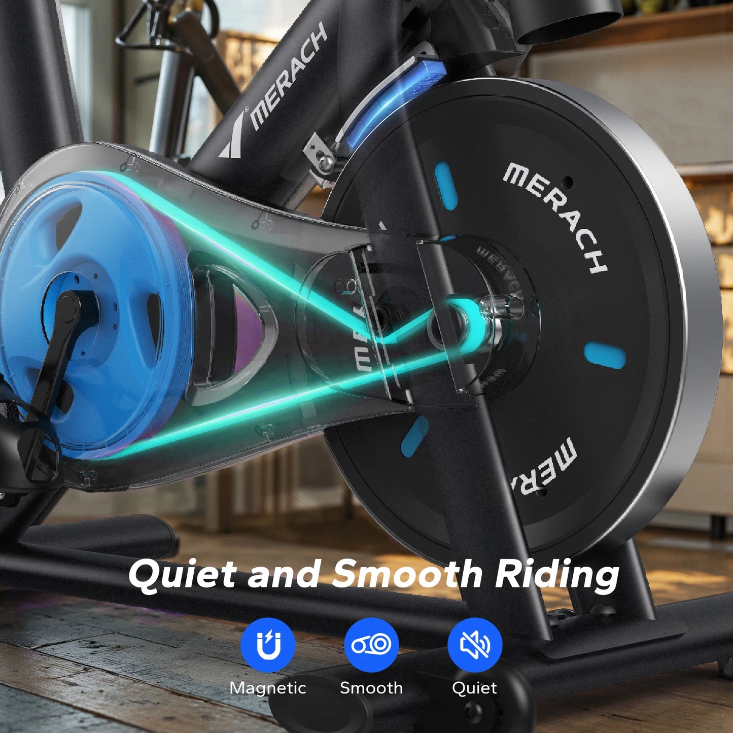 MERACH Magnetic Indoor Cycling Bike With Exclusive App And Courses