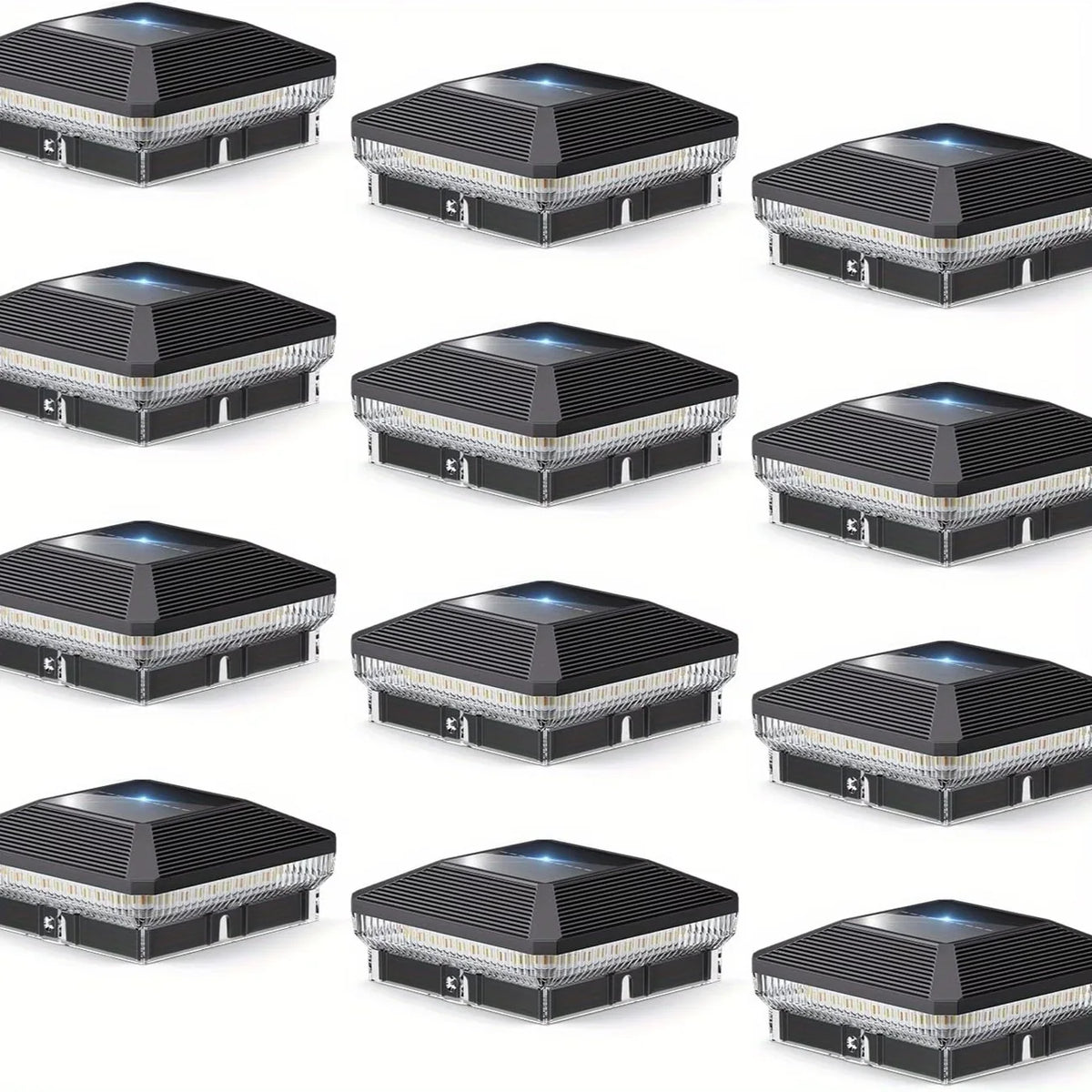 KPSTEK Solar Post Cap Lights Waterproof Outdoor Fence Lighting