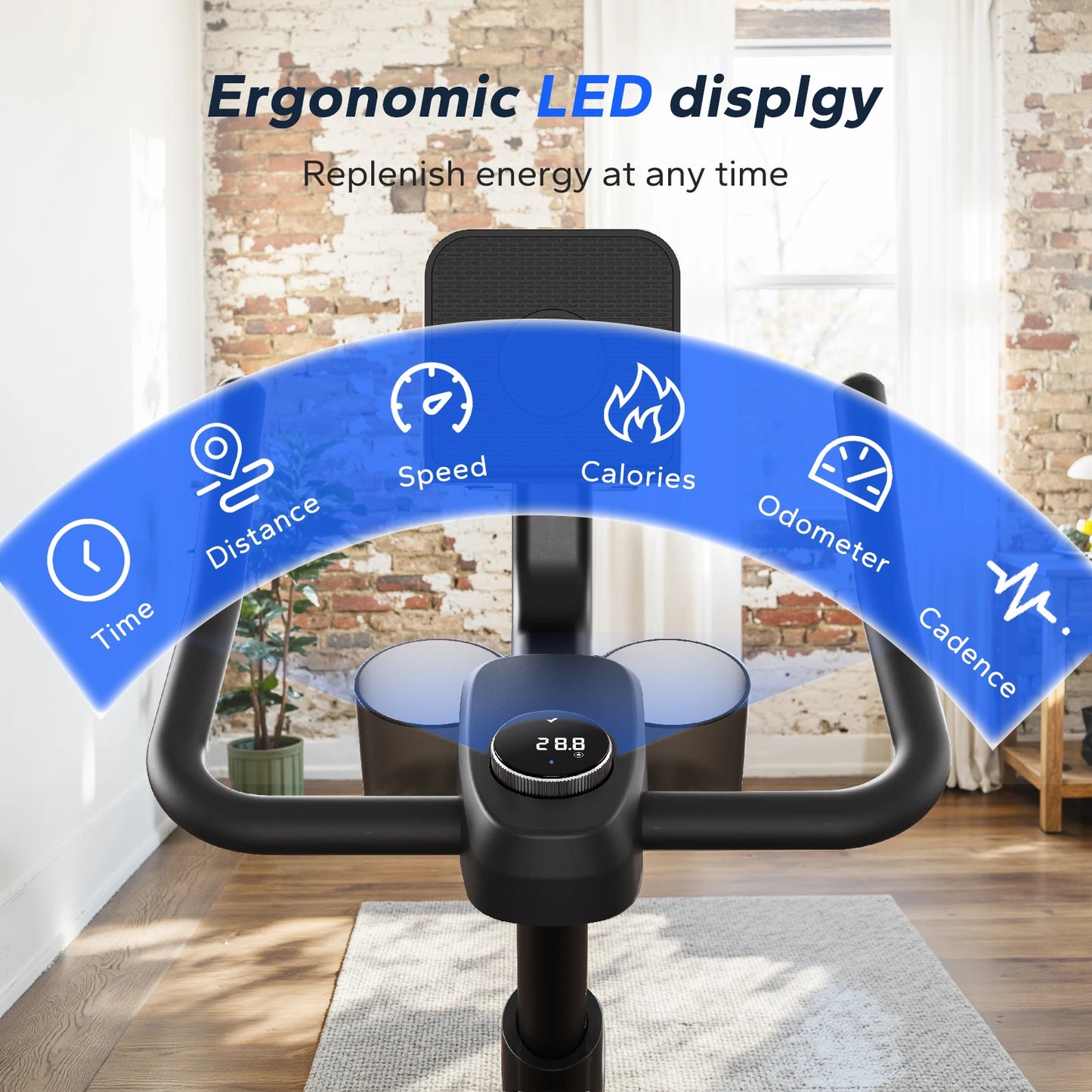 MERACH Magnetic Indoor Cycling Bike With Exclusive App And Courses