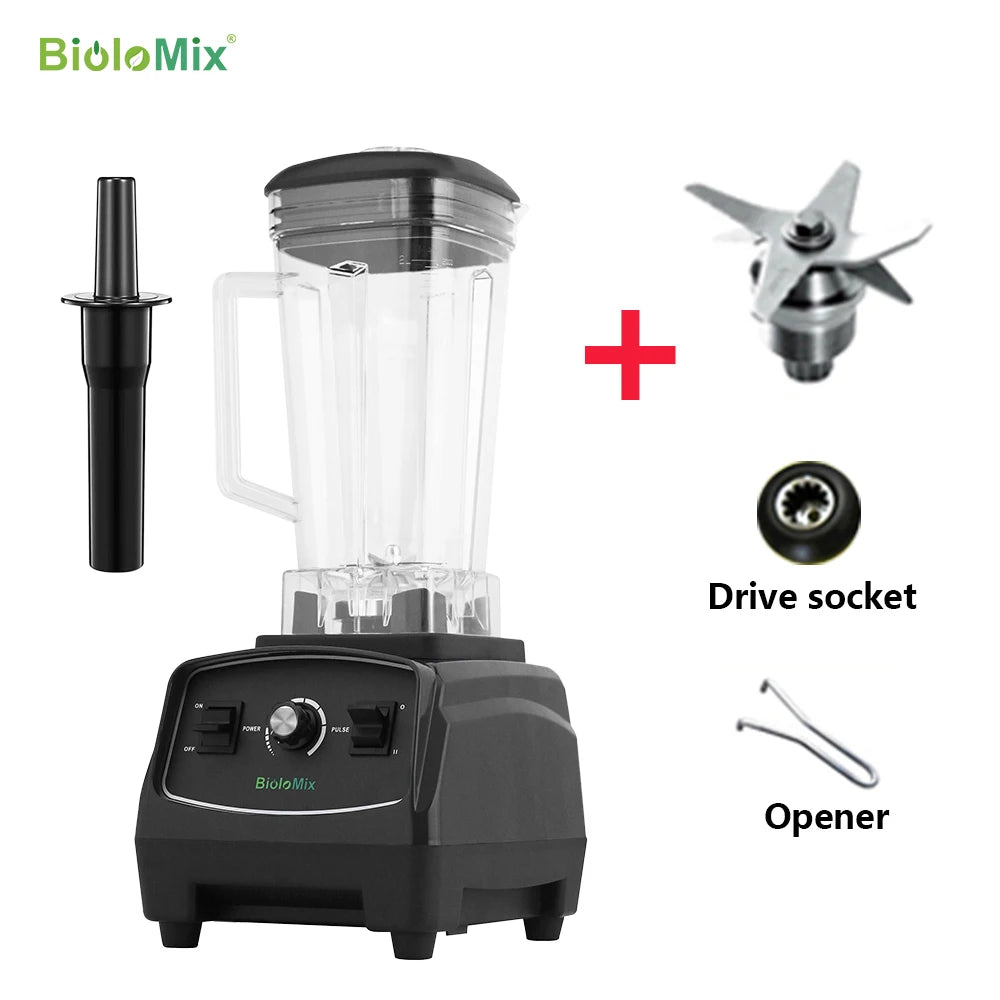 Biolomix 2200W Commercial Heavy Duty Ice Crushing Blender