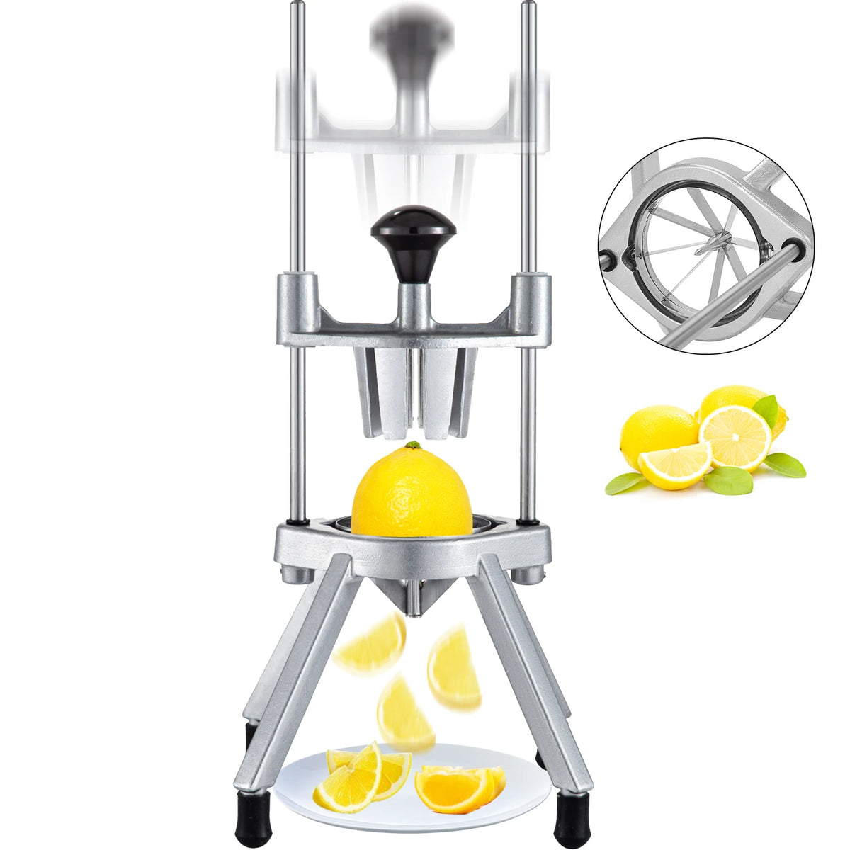 SucceBuy Commercial Kitchen Fruit Vegetable Wedge Slicer