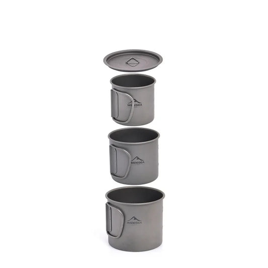 Widesea Titanium Camping Mug For Hiking And Outdoor Travel