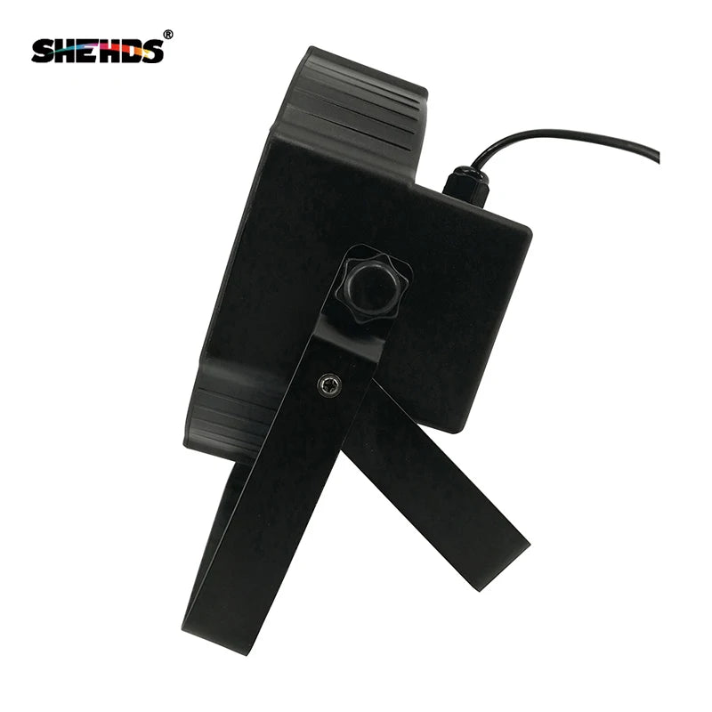 8pcs SHEHDS Flat LED Par 7X12w RGBW /7X18W RGBWA UV Stage  Light DMX Controller DJ Disco Night Club Show Equipment