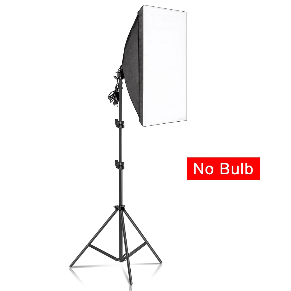 SH Photography Softbox Lighting Kit Professional Continuous Studio Light