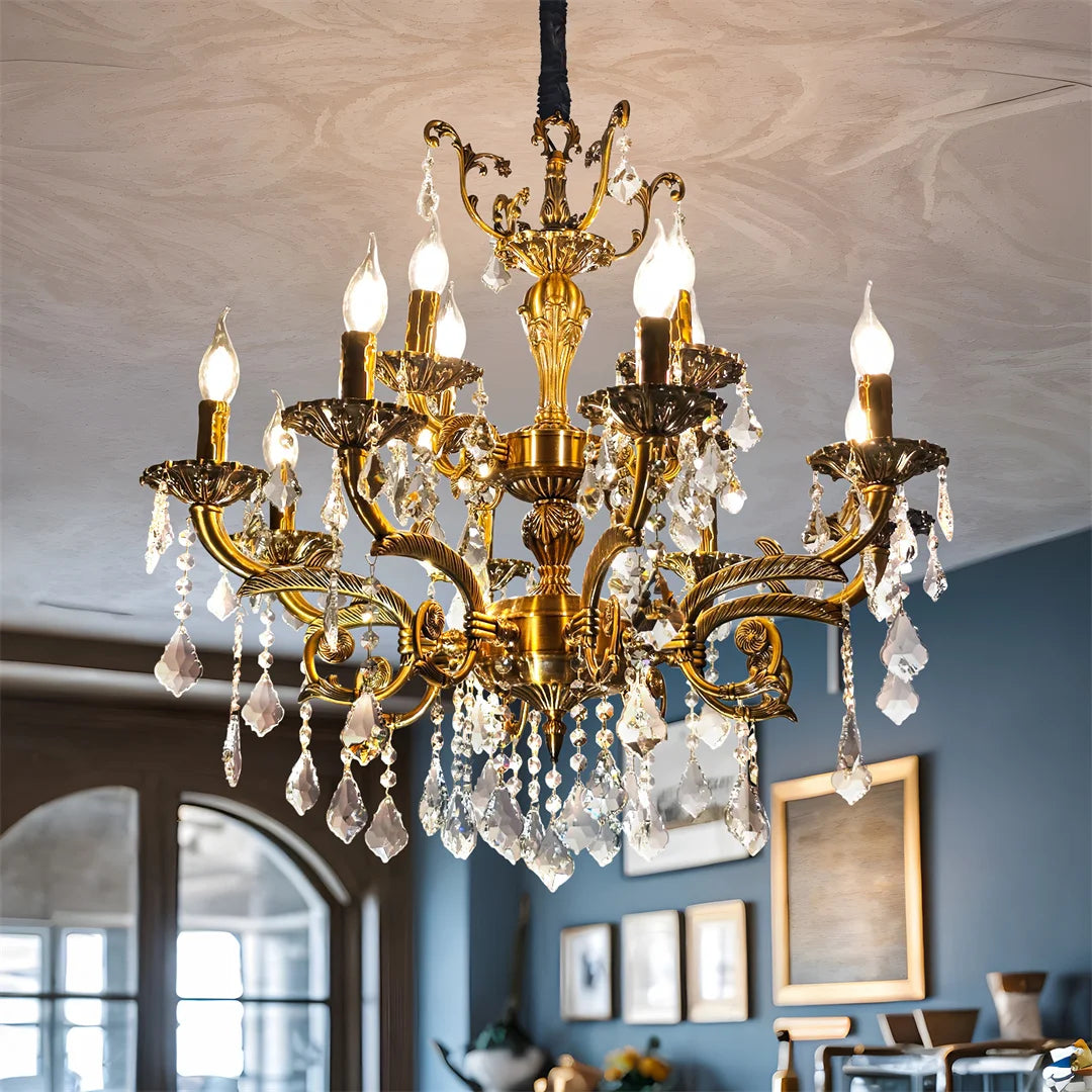 Vrygle LED Candle Pendant Ceiling Fixture for Dining and Kitchen Lights