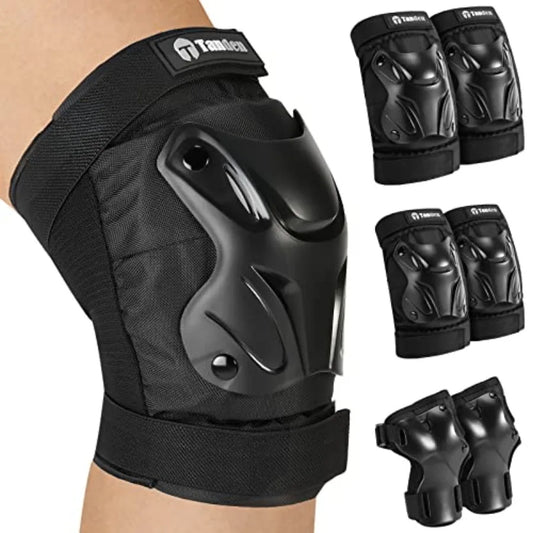 Skating Protective Gear Knee Elbow Pads and Wrist Guards