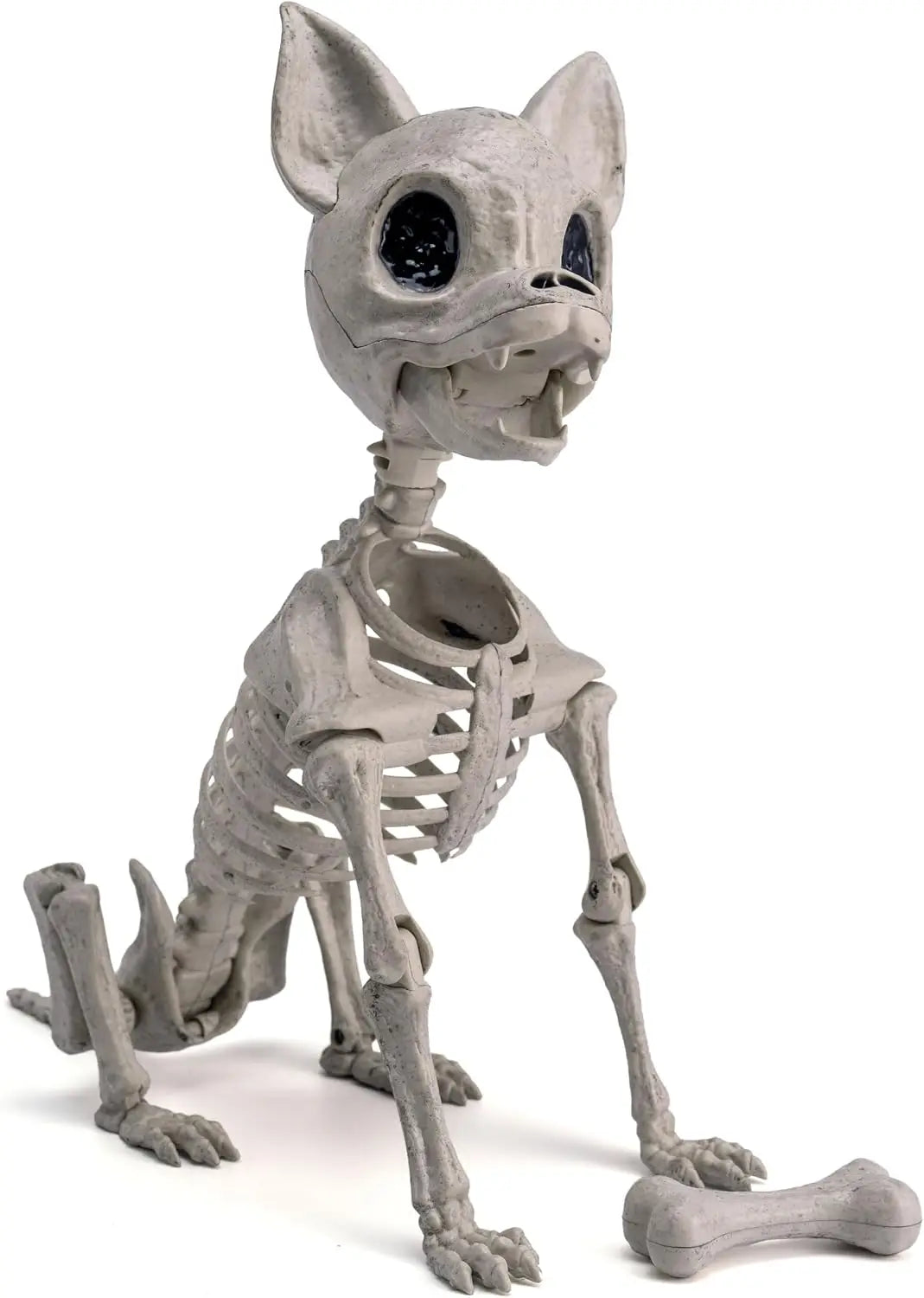Nylon Chihuahua Dog Skeleton Halloween Decoration With Posable Joints