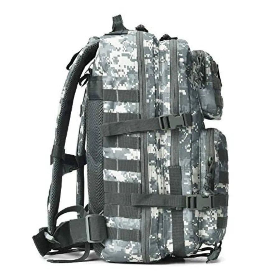 Canvas Military Tactical Backpack Molle Assault Pack