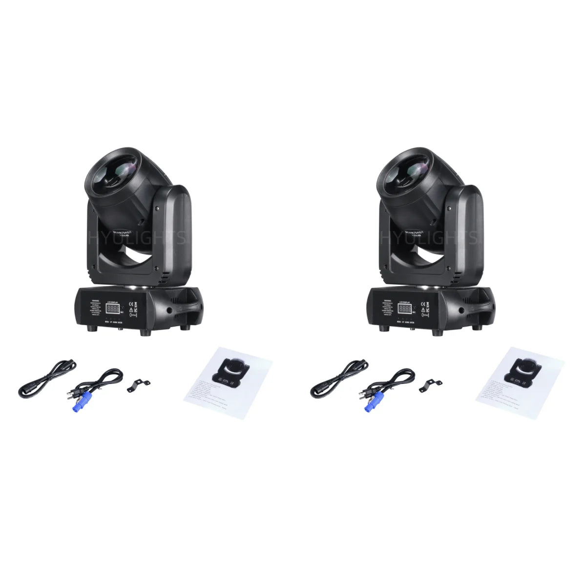 Hyulights 150W LED Moving Head Light Beam DMX Rotating Prisms
