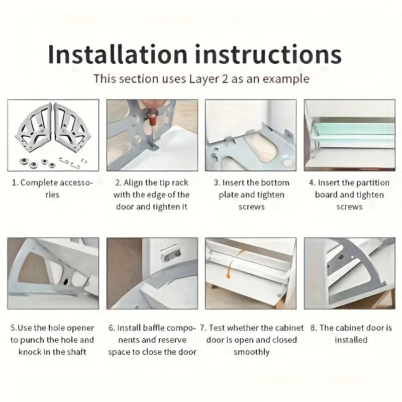 Flip Shoe Cabinet Accessories Stainless Steel Hidden Flip Rack Hardware