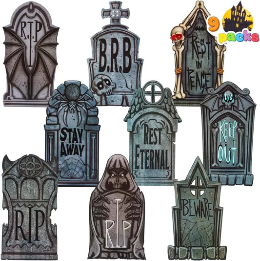 Halloween Tombstone Graveyard Decor Headstones For Outdoor Yard Parties