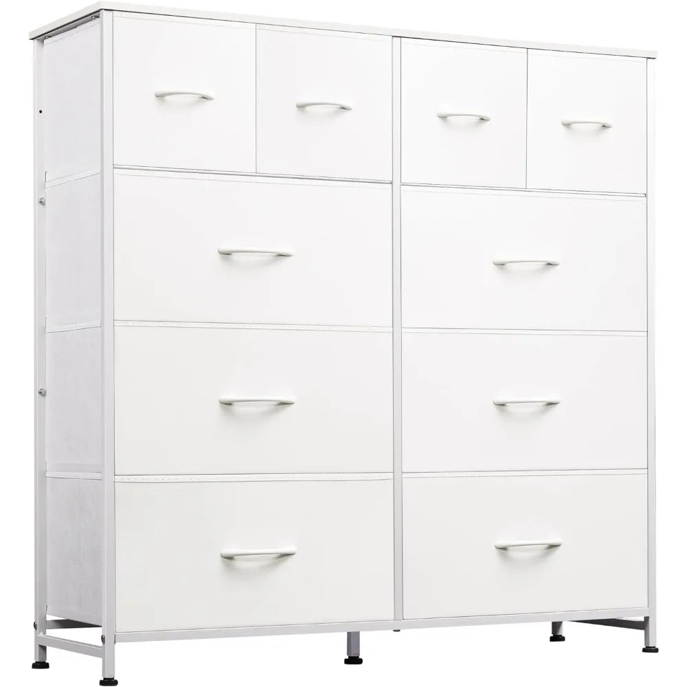 WLIVE Ten Drawer Fabric Dresser for Bedroom and Living Room