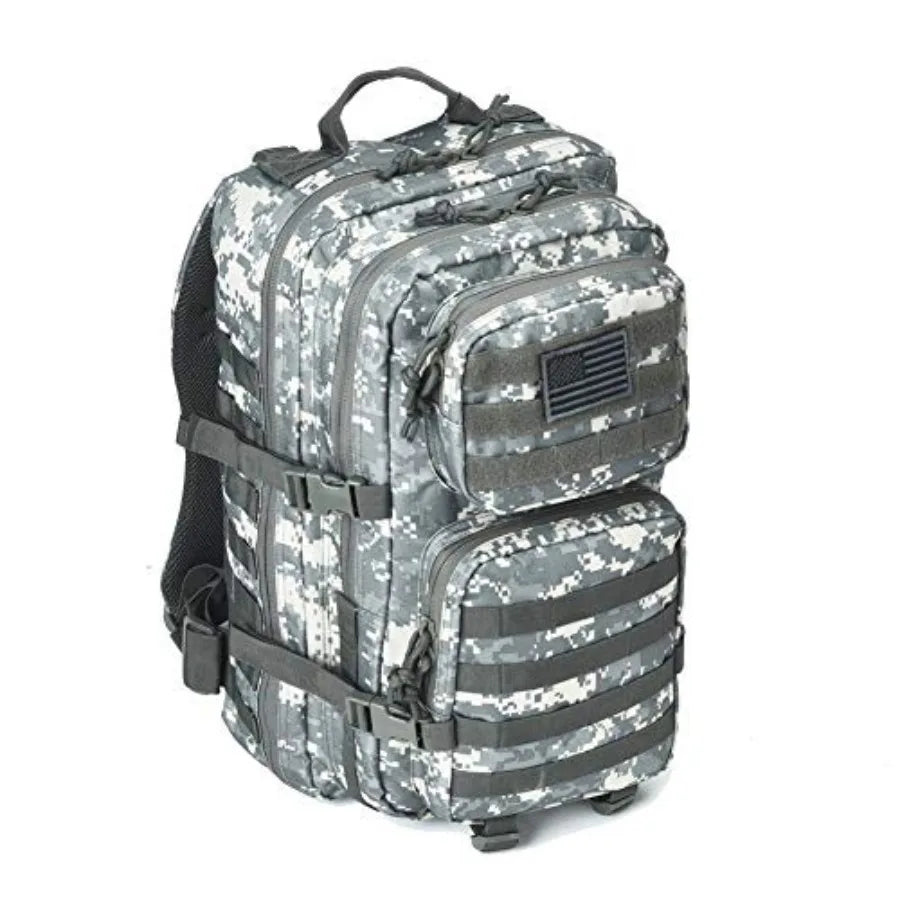 Canvas Military Tactical Backpack Molle Assault Pack