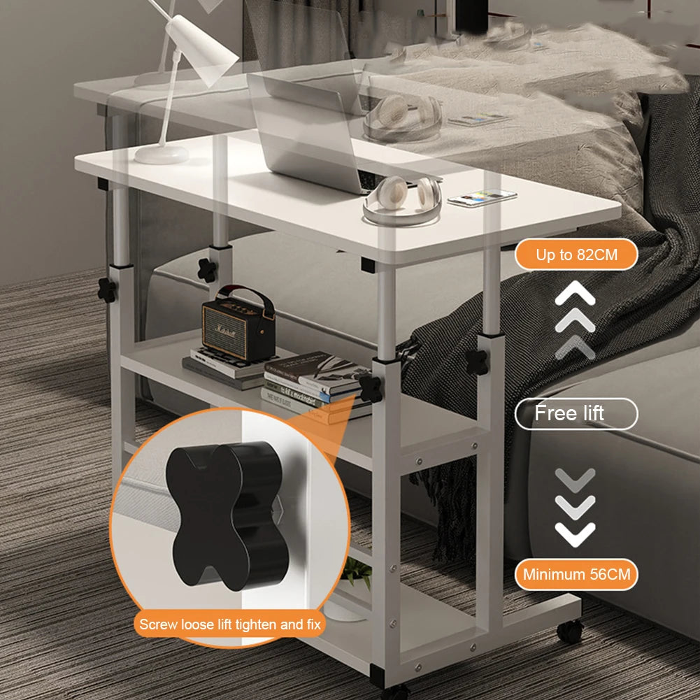 APWIKOGER Height Adjustable Standing Desk Wooden Workstation For Home Office