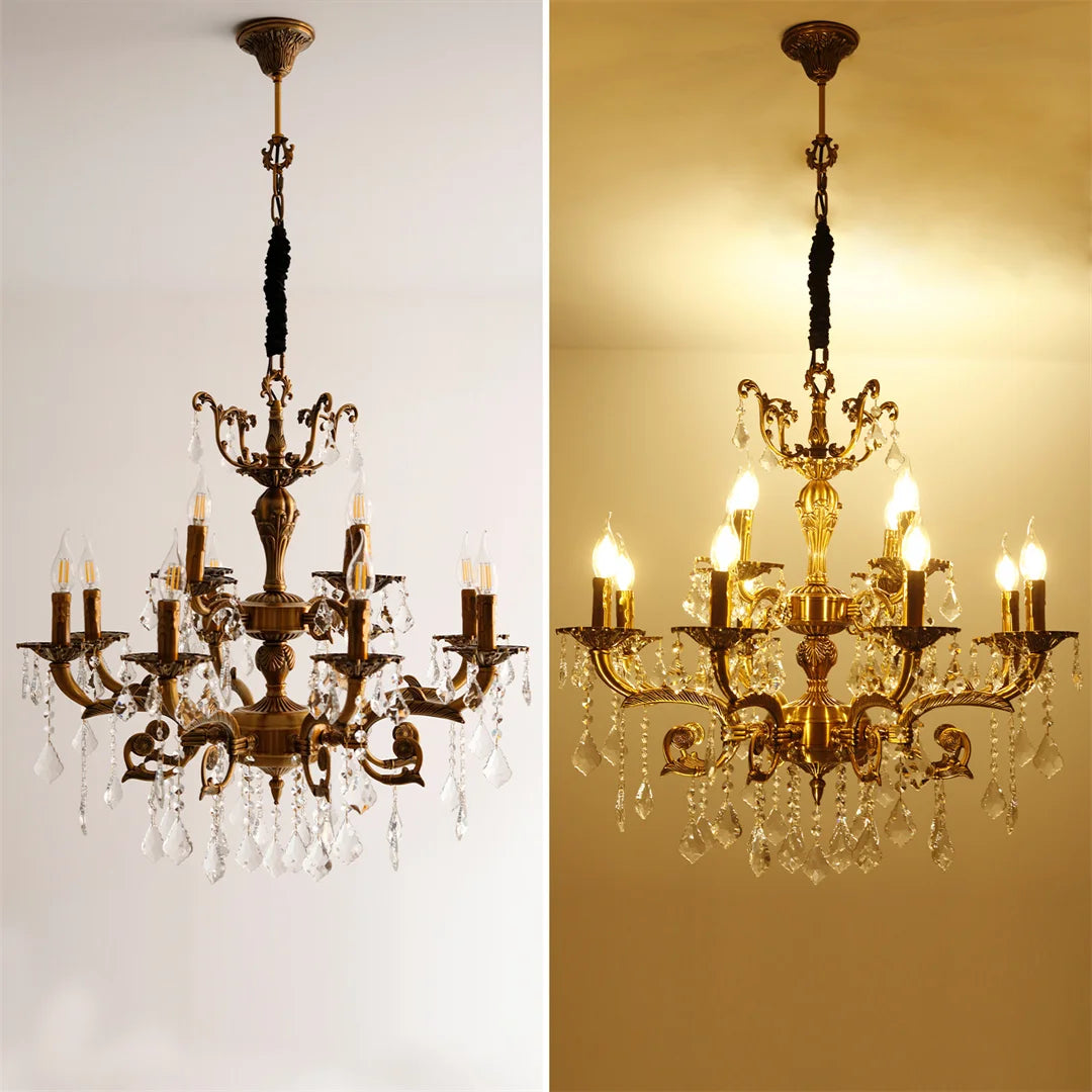 Vrygle LED Candle Pendant Ceiling Fixture for Dining and Kitchen Lights