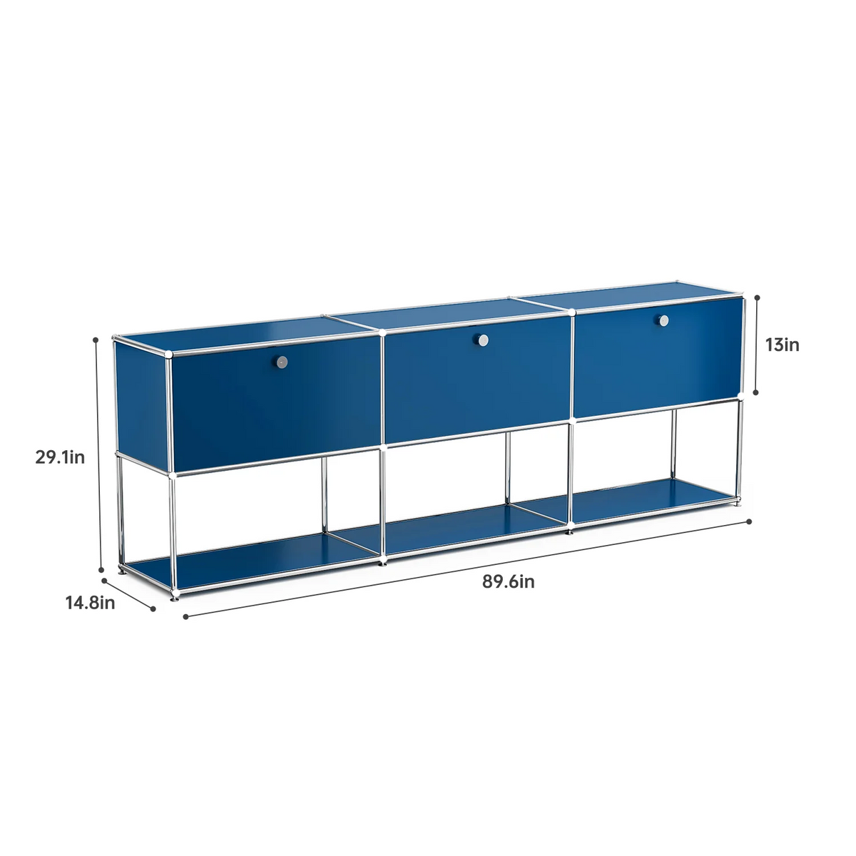Cottinch Modern Metal Storage Cabinet Sideboard Organizer for Home