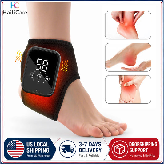 Hailicare Cordless Heated Ankle Brace For Plantar Fasciitis Relief