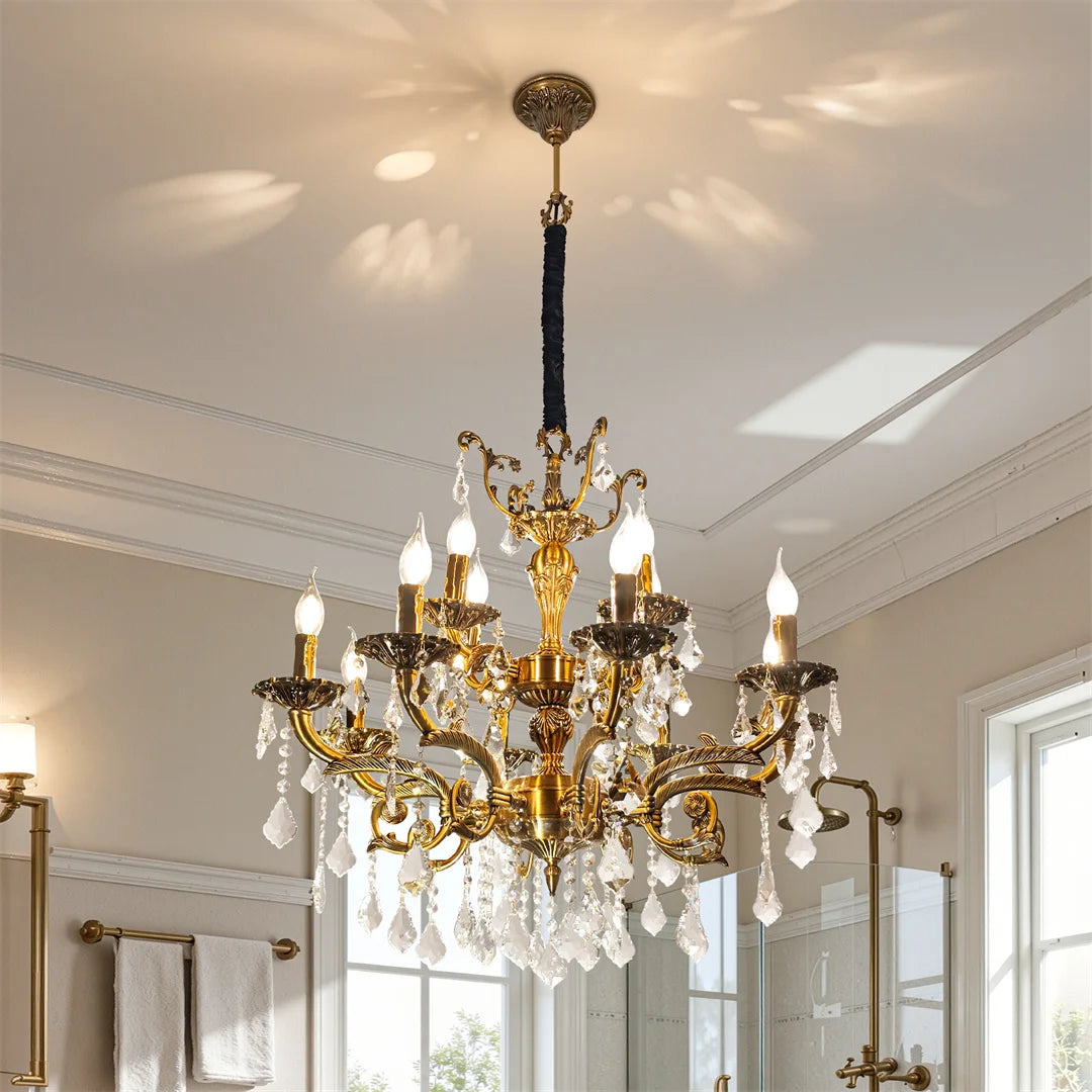 Vrygle LED Candle Pendant Ceiling Fixture for Dining and Kitchen Lights