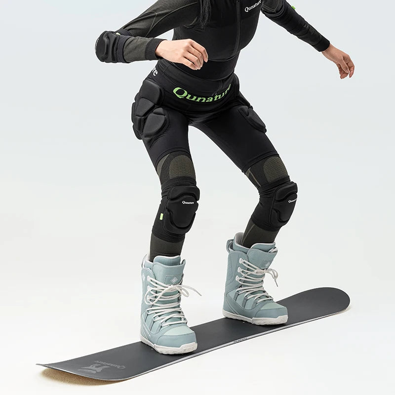 Qunature Local Shipping Ski Knee Pads Protective Gear Men Women Skiing Knee Pads Single Double Board Cycling Outdoor Activities Knee Fall Protection