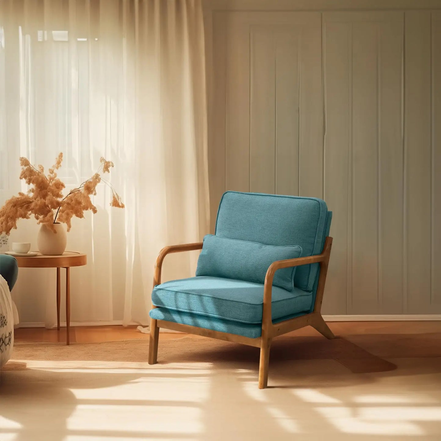 Bonnlo Accent Chairs Upholstered Mid Century Modern