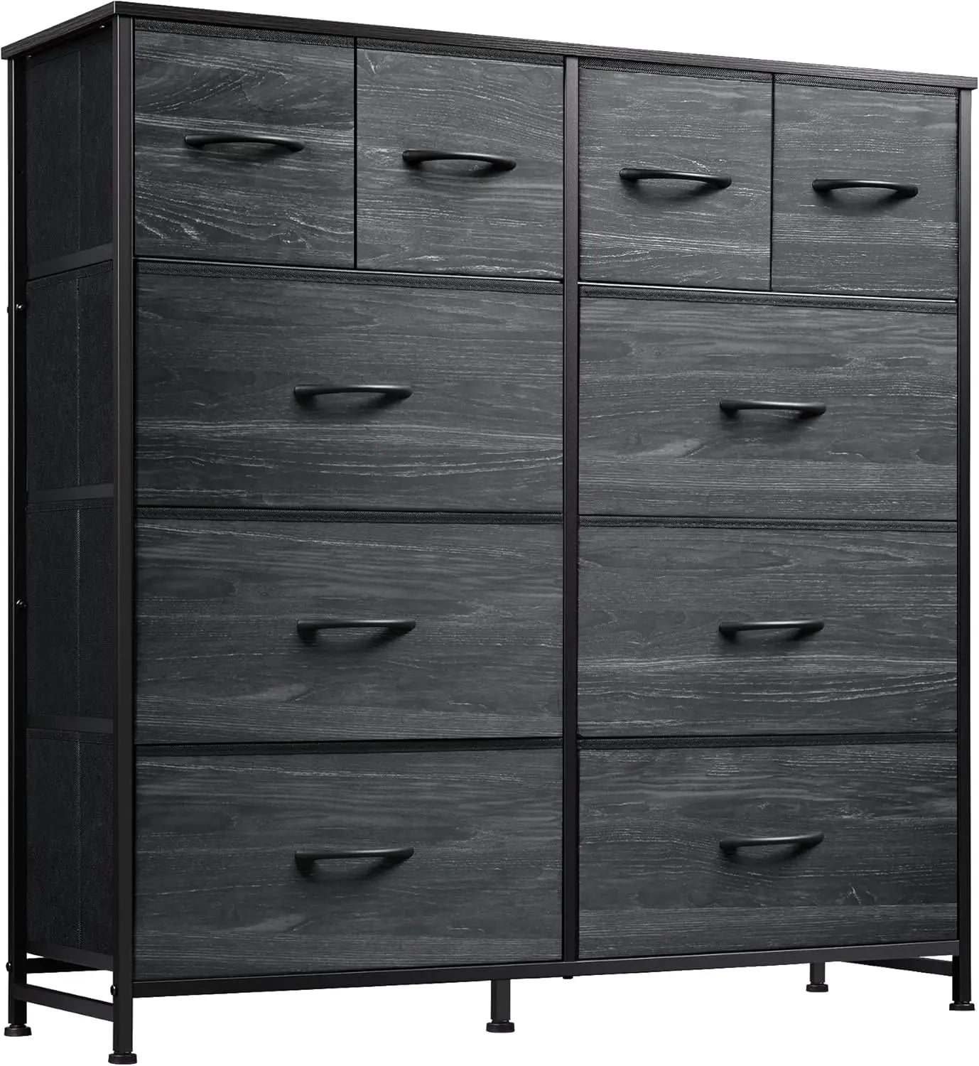 WLIVE Ten Drawer Fabric Dresser for Bedroom and Living Room