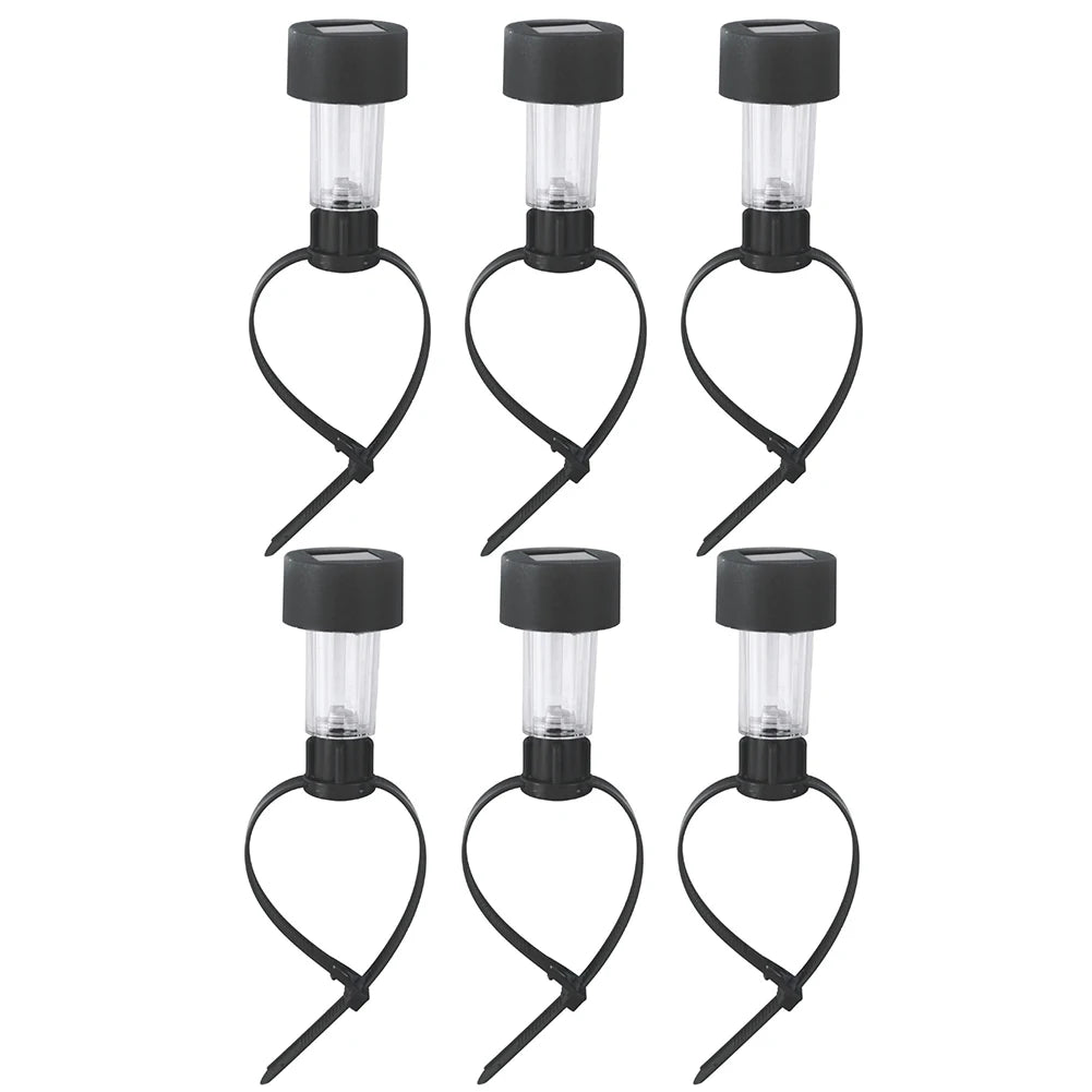6 Pack Solar Lights Outdoor Fence Pool Lamp IP44 Waterproof