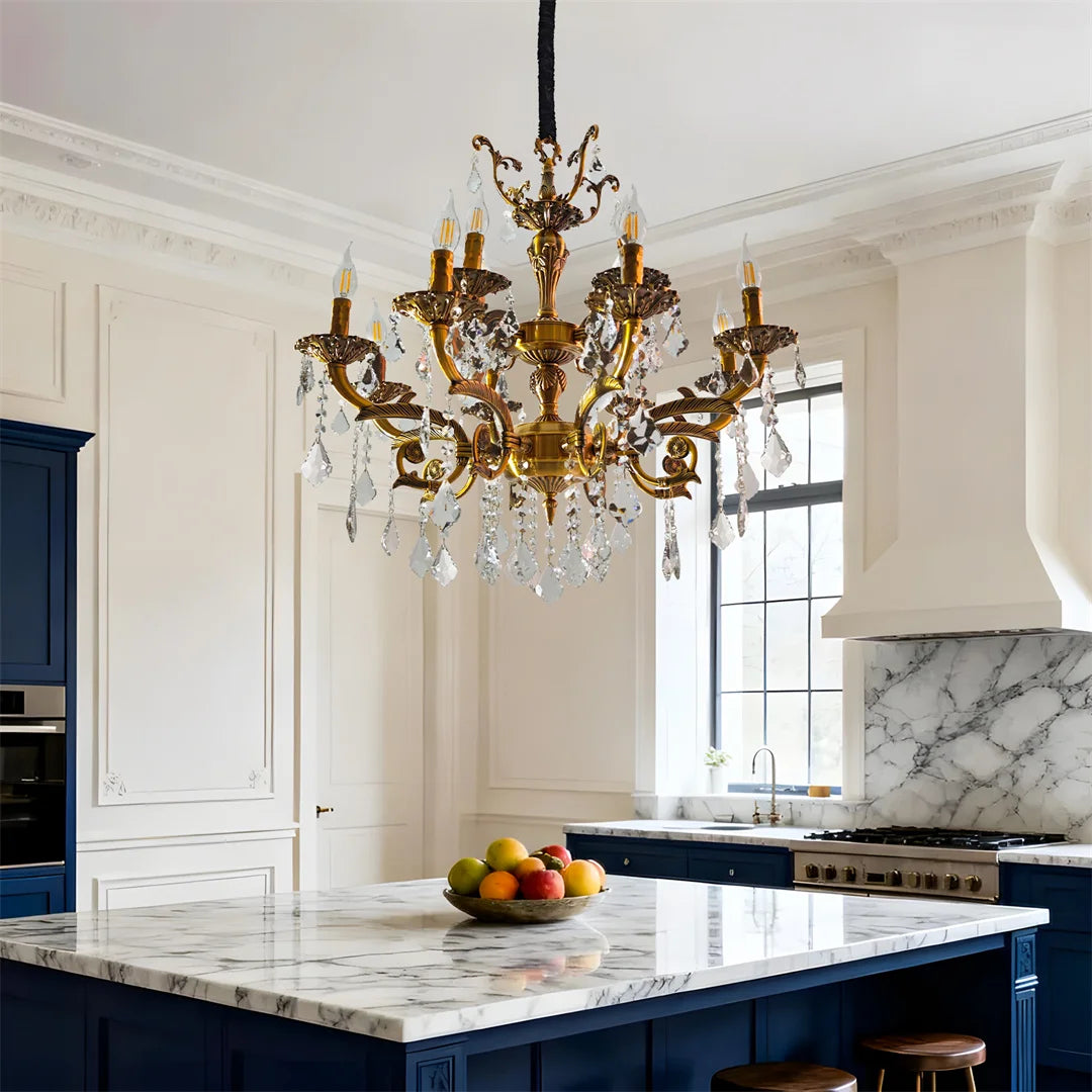 Vrygle LED Candle Pendant Ceiling Fixture for Dining and Kitchen Lights