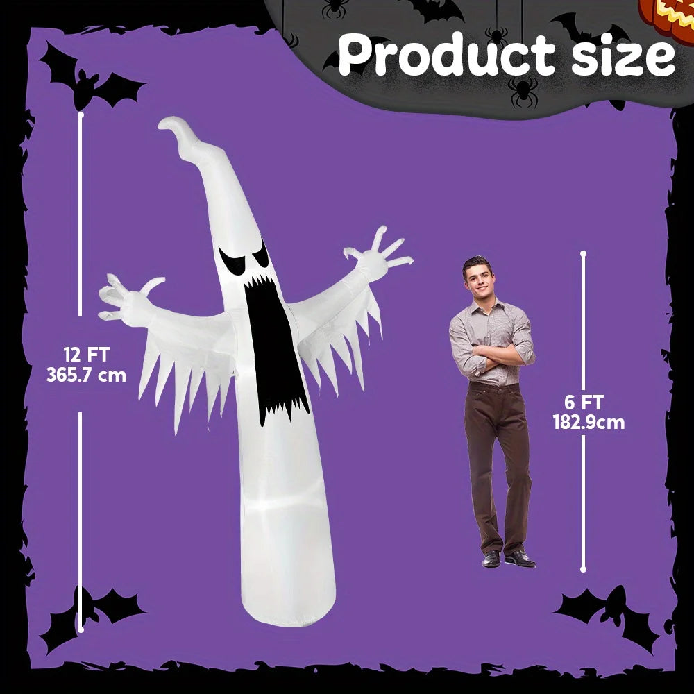 Joyfy Halloween Inflatable Ghost Outdoor Decoration With LED Lights