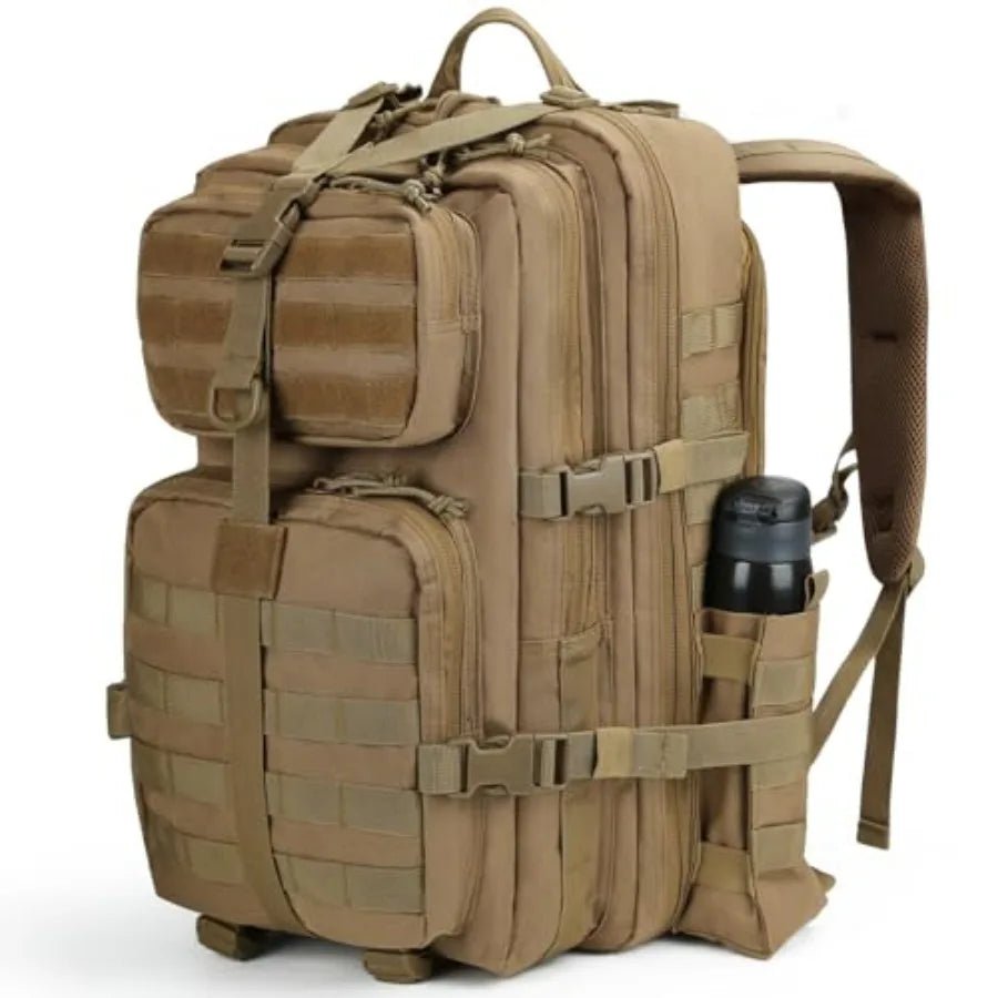 Military Tactical Backpack Canvas Molle Bag Unisex Outdoor