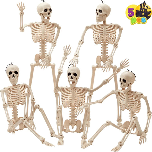 Halloween Skeleton Decorations With Movable Joints Photobooth Party Props