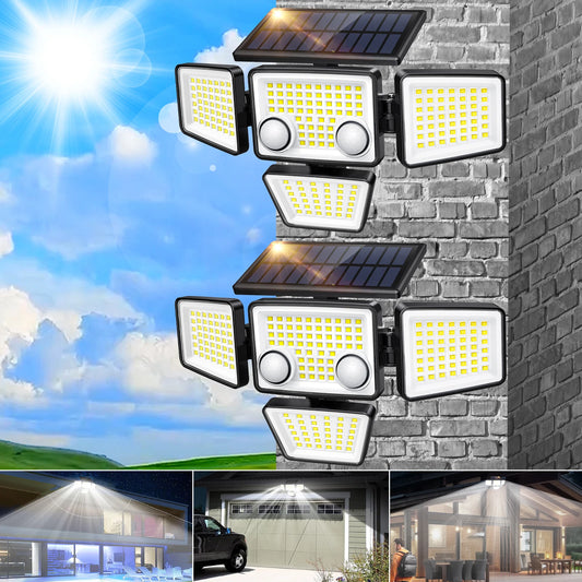 SZRSTH Outdoor Solar Lights IP65 Motion Sensor 188 LED