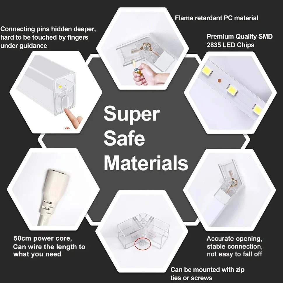 Hexagon LED Garage Light For Workshop And Car Care