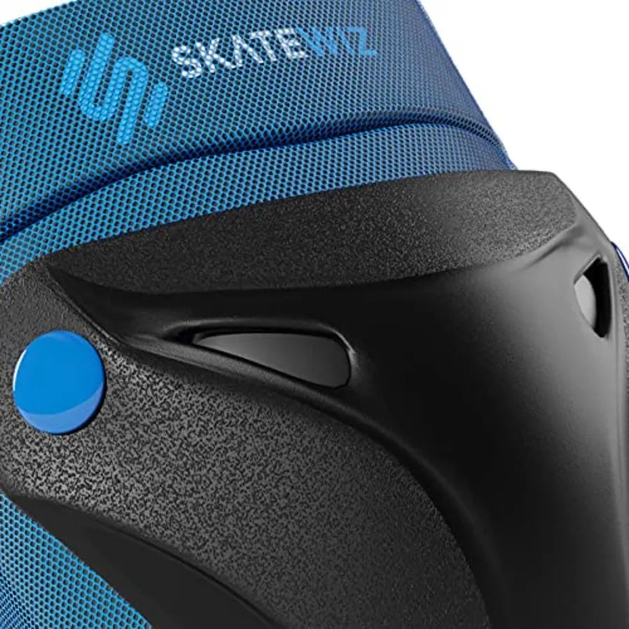 Knee And Elbow Pad Set For Skateboard And Roller Skating