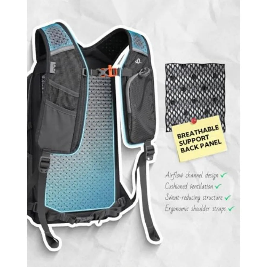 Canvas Hiking Daypack For Outdoor Adventures Unisex
