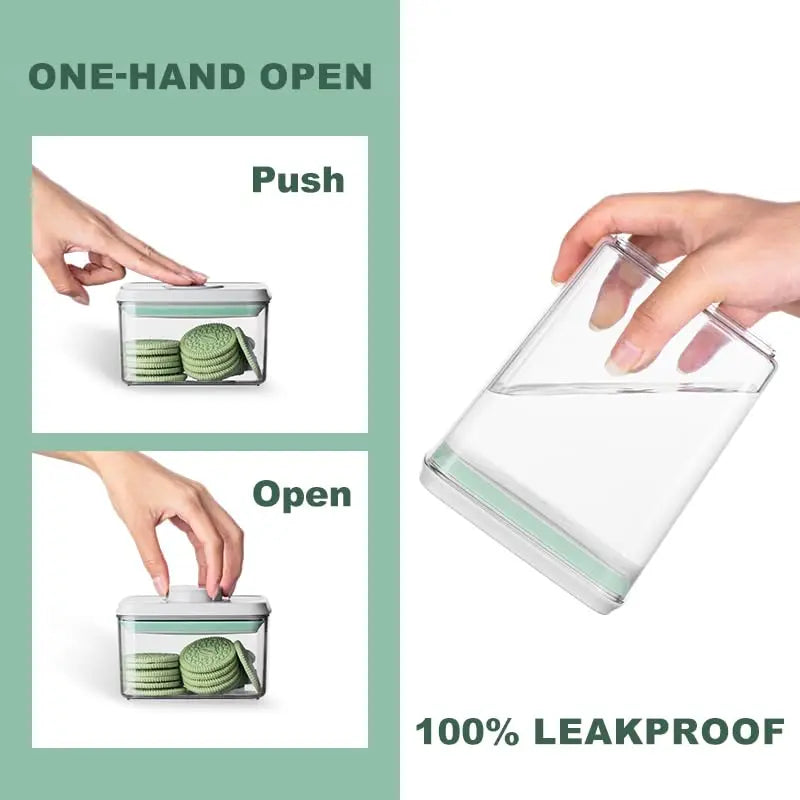 ANKOU One-Click BPA-Free Three-Piece Airtight Food Storage Containers
