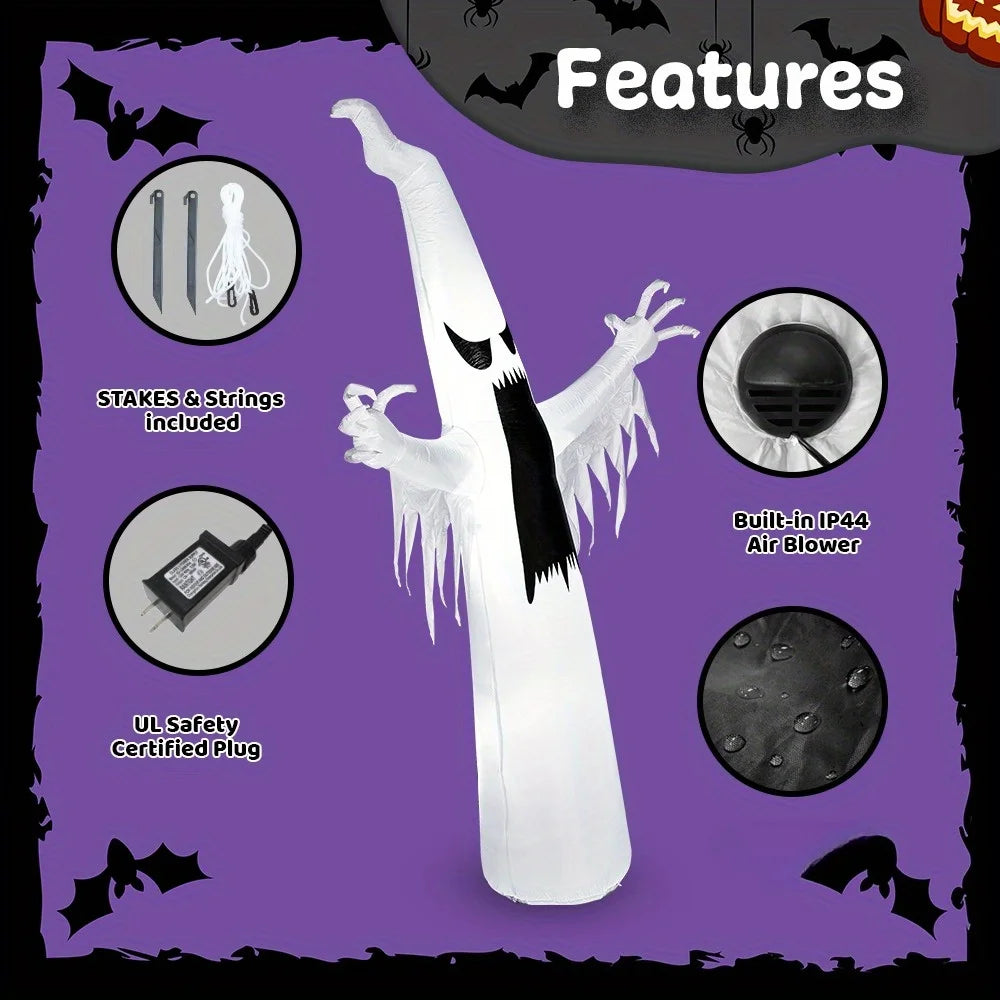 Joyfy Halloween Inflatable Ghost Outdoor Decoration With LED Lights