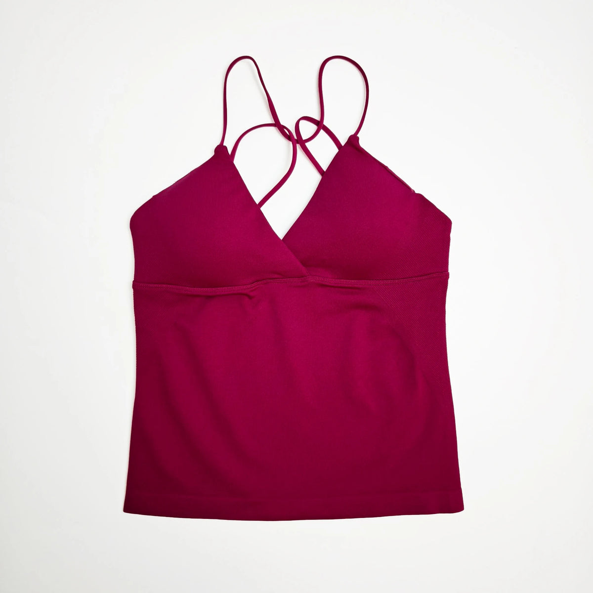 NCLAGEN Women's Twist Front Seamless Yoga Workout Tank Top
