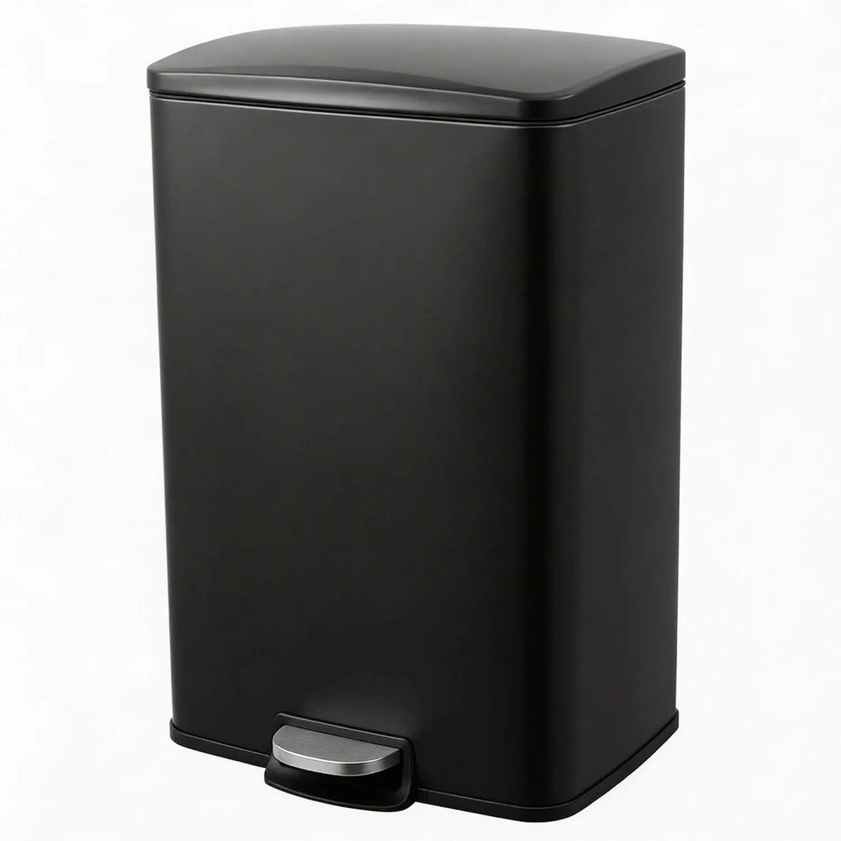 HiMISS Stainless Steel Pedal Trash Bin With Quiet Lid